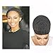 Wendy Hair Braided Crochet Cap Weave Cap Adjustable Crochet Wig Cap in Cornrow Braiding Weave Cap for Easier Sew In Caps Making Wig Black Color