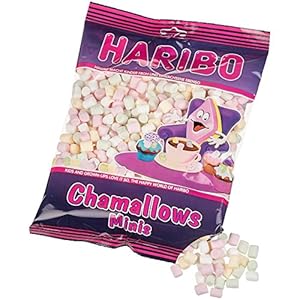 Haribo Chamallows Minis, Malvaviscos, Marshmallows, Masmelos, 200 g