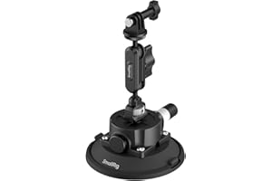 SmallRig 4.5" Suction Cup Mount with Ball Head Magic Arm, Action Camera Mount for DJI Osmo Action 5 Pro/4, for Insta360 x5, f