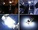 LED light part for Toyota Tundra Xenon White LED Package Upgrade - Interior + License plate/Tag + Vanity/Sun Visor + Reverse/Backup (19 pieces)