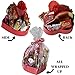 Valentines Day Chocolate Lovers Gift Basket Box With Chocolate Variety of Candy, Chocolate Scented Teddy Bear Plush, Heart Champagne Flute All In A Heart Shaped Tin With Lid, 9 Piecesthumb 1
