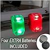 Bright-Eyes-Green-Red-Portable-Marine-LED-Boating-Lights-Boat-Bow-or-Stern-Safety-Lights-Waterproof