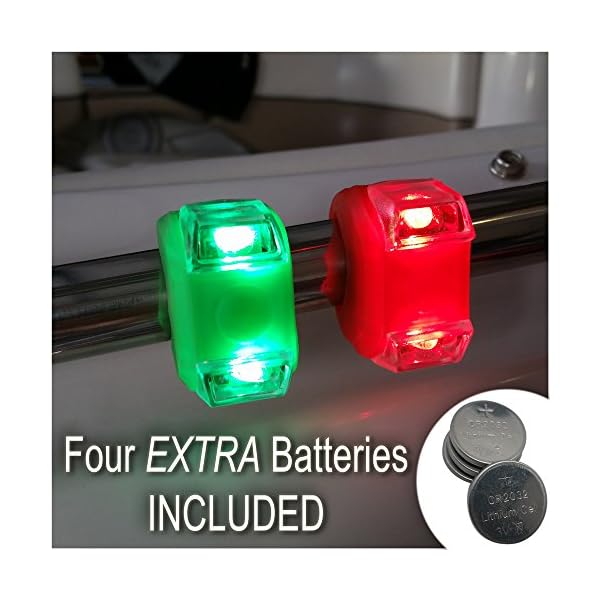 Bright-Eyes-Green-Red-Portable-Marine-LED-Boating-Lights-Boat-Bow-or-Stern-Safety-Lights-Waterproof