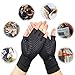 DISCOVERY Copper Compression Arthritis Gloves Content Alleviate Rheumatoid Pains Ease Muscle Tension Relieve Carpal Tunnel Aches for All Lifestyles(1 Pair) (L)