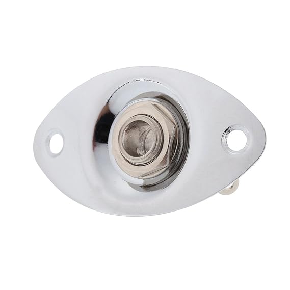 Vault Electric Guitar Jack Plate Silver Amazon.in Musical Instruments