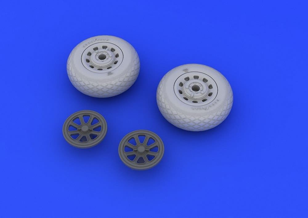 Eduard Brassin 1:48 -P-51 Wheels, Various