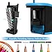 Akche Electric Pencil Sharpener, Mechanical Heavy-duty Helical Blade to Fast Sharpen, Auto Stop for No.2/Colored Pencils(6-8mm), USB/Battery Operated in School Classroom/Office/Home(USB Cable Include)