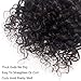 Brazilian Curly Human Hair Weave 4 Bundles 8 Inch Jerry Curl Virgin 100 Unprocessed Remy Extensions Double Weft 8A Grade Natural Black Color