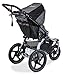 BOB Revolution Flex 2.0 Jogging Stroller - Up to 75 pounds - UPF 50+ Canopy - Adjustable Handlebar, Black