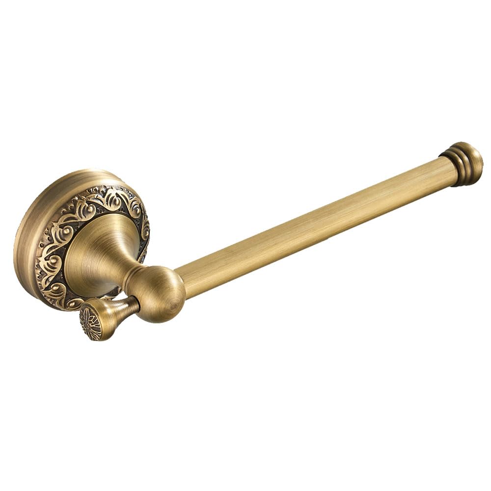 Biutimarden Brass Waterproof Toilet Roll Holder Wall Mounted Toilet Paper Holder Contemporary Design Tissue Roll Holder for Toilet &Washroom