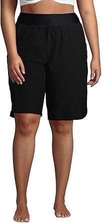 lands end plus size swim cover ups