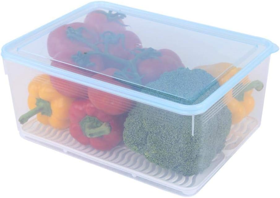 Obstkorb Plastic refrigerator storage box with handle kitchen storage box crisper fruit storage box sealed box transparent