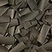 Biodegradable Tissue Confetti Rectangles, Black Color – Ultimate Confetti Fluttering Tissue Paper for Confeti Cannon and Launcher Use, Table Decorations, and More (20 Handfuls per Bag, 1 lb)