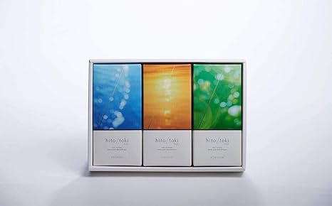 Amazon 外のし名入れ包装 ご注文者様の下のお名前のみ 喪中見舞 ディフューザー Hito Toki 3種ギフトセット Yasuragi Seseragi Komorebi ひととき ヒトトキ 一時 お香 贈答用 進物 進物線香 喪中見舞い のし対応 国産 天然香料 芳輪 趣味のお香 部屋焚き ギフト