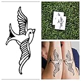 Birds - temporary tattoo (Set of 2)