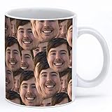 MrBeast Mug 11oz White Ceramic Coffee Cup With