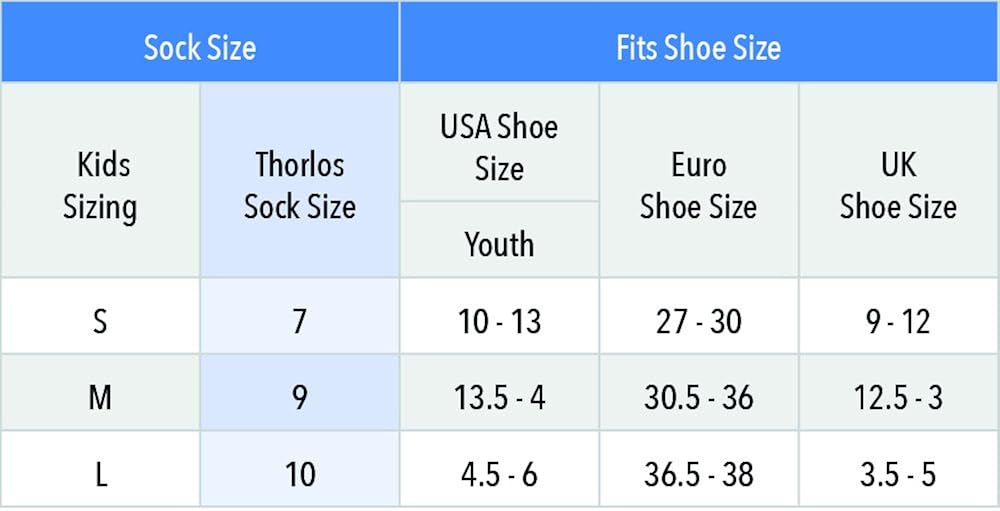 thorlos unisex-child Ks Padded Snow Over the Calf Socks: Clothing