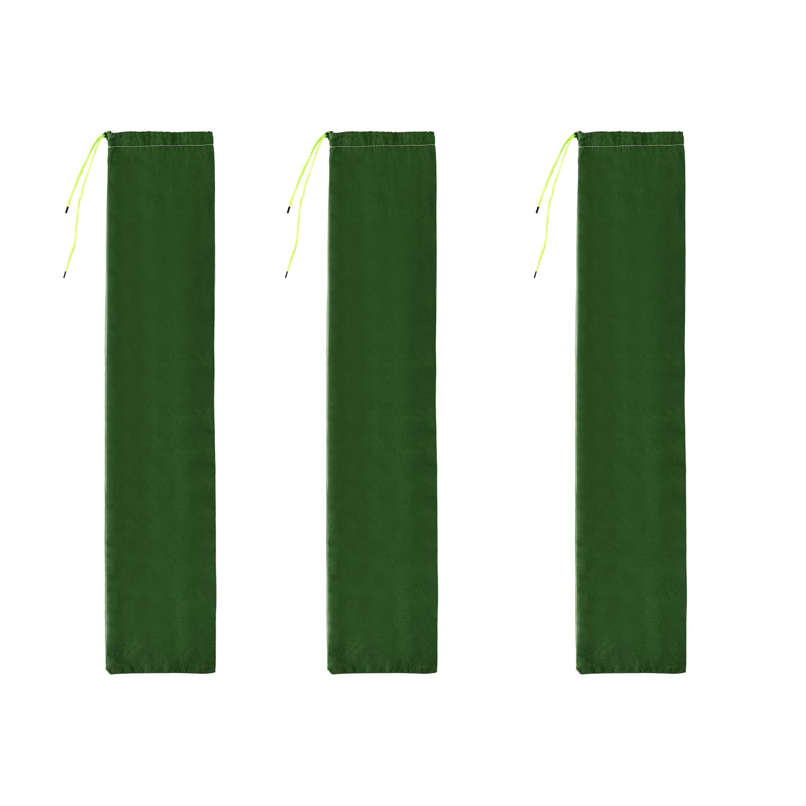 MSUIINT 3PCS Long Canvas Sandbags, Flood Water Barrier Sandbags, Thickened Canvas Flood Protection Sand Bags with Elastic Band