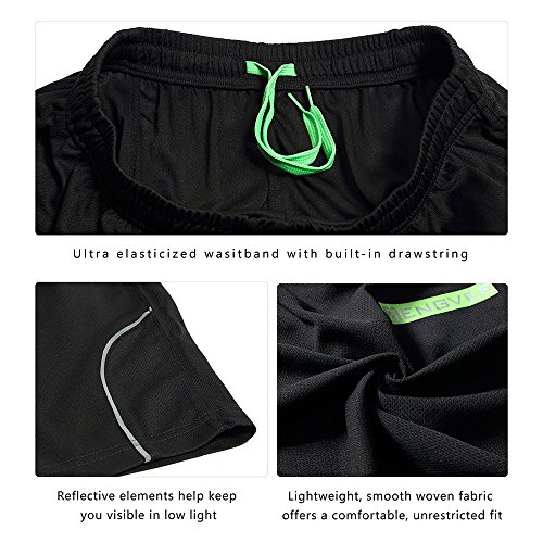 image for Zengvee Men's Workout Jersey Shorts Mesh Quick Dry Gym for Training Ru