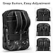 MoKo Universal Outdoor Waist Bag, Tactical EDC Molle Pouch Camping Belt Purse Fit 6.5