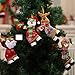 RLucky | Christmas Plush Dolls | Home Ornament Decoration Toys | Santa Clause Snowman Reindeer Doll | Hanging Dolls | Set of 4 Soft Plush Stuffed Toy