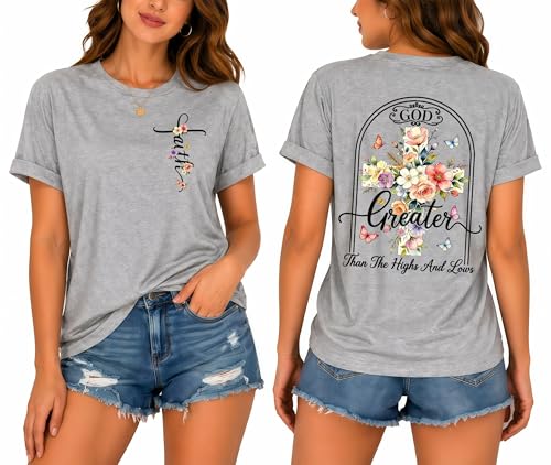 Faith Floral Cross Shirt