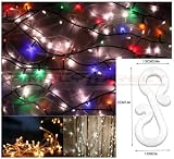 Simply Products Clear Gutter Hooks 50 Pack for Outdoor Lights Clip S Clips view 4