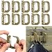 BOOSTEADY 10 Pack Multipurpose D-Ring Grimlock Locking for Molle Webbing with Zippered Pouch primary