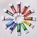Acrylic Paint Set by Vermilion, Professional Grade 12 Tube Set, Vivid Colors, Suitable for Canvas, Glass, Fabric, Clay & More