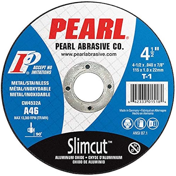 Pack of 25 Pearl Redline 6 x .045 x 7/8 CutOff Wheels CutOff Wheels