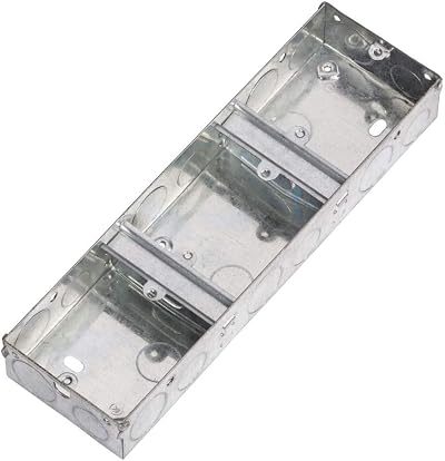 Knightsbridge GSK335 Triple Galvanised Steel 3G 35mm Back Box