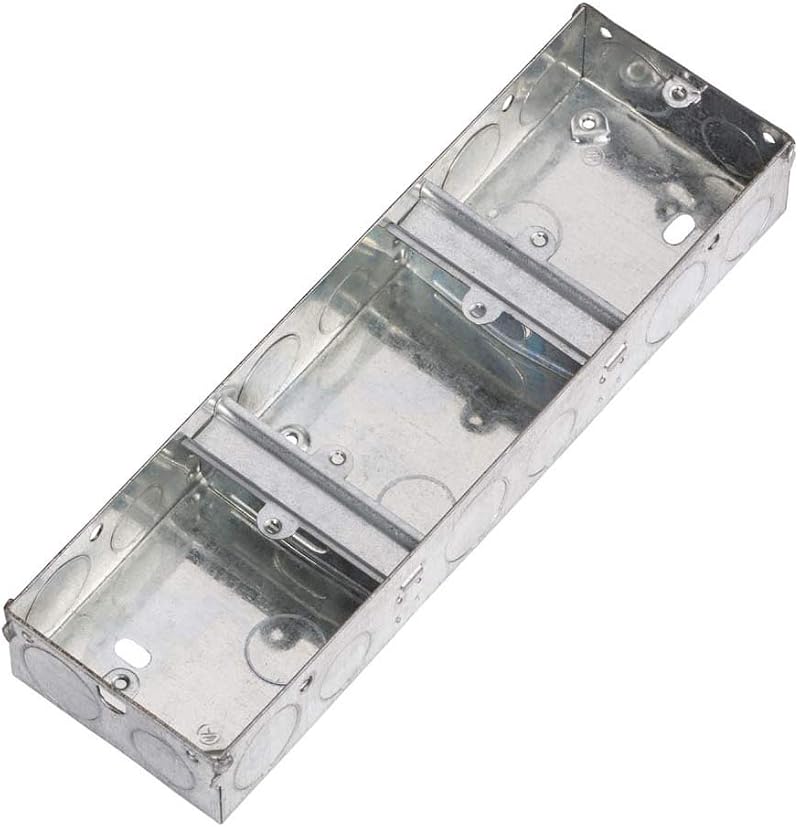 Knightsbridge GSK335 Triple Galvanised Steel 3G 35mm Back Box