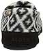 ACORN Women's Moc Slipper, Black/Cream Southwestern, Large/8-9 M US