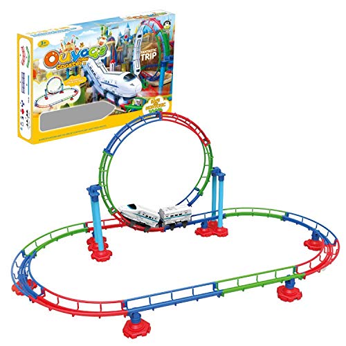 image for TCAR Electric 3D Stereo Track Happy Roller Coaster Harmony Number Chil
