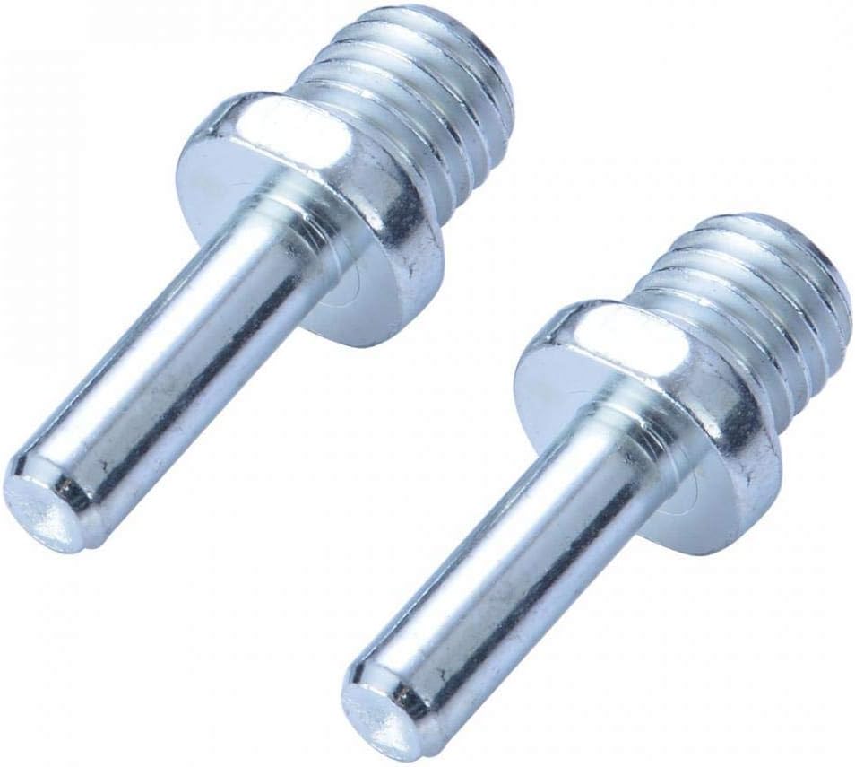 2pcs Polish Pad M14 Screw Spindle Drill Adapter for Auto Car Polish Wax Foam Sponge Pad Stainless Steel Polisher Buffer