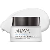 AHAVA Essential Day Moisturizer - Essential Daily Hydrating Facial & Neck Cream, Anti-Aging & Smoothing Effect, Enriched with Osmoter, Aloe Vera, Allantoin & Vitamin E
