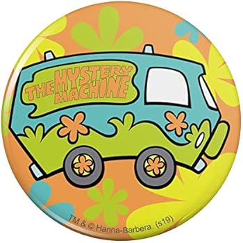 Scooby-Doo The Mystery Machine Kitchen Refrigerator Locker Button Magnet