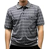 Classics By Palmland Jacquard Short Sleeve Banded Bottom 6190-170 Navy