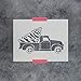 Christmas Truck Stencil - Reusable Stencils for Christmas Time - Quick Shipping & Made in U.S.A.