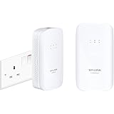 TP-Link TL-PA8010KIT Gigabit Powerline Starter Kit, Data Transfer Speed Up to 1200 Mbps, Ideal for HD Video Streaming and Online Gaming, No Configuration Required, 2 × 2 MIMO with Beamforming, UK Plug