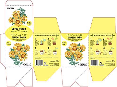 Huerto Urbano - Kit Happy Garden Girasol Enano - Batlle: Amazon.es ...