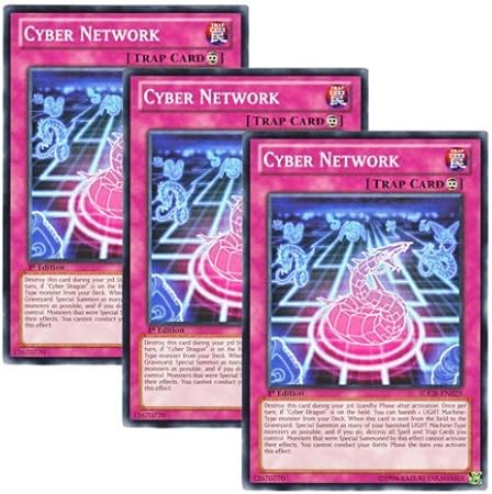 Amazon 3枚セット 遊戯王 英語版 Sdcr En029 Cyber Network サイバー ネットワーク ノーマル 1st Edition トレカ 通販