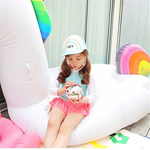 Collager Baby Girls Kids 2Pcs Long Sleeve Flamingo Swimsuit Rash Guard Bathing Suit UPF 50+ UV - Thumbnail 3