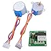 kuman Stepper Motor for Arduino 5 Sets 28BYJ-48 ULN2003 5V Stepper Motor + ULN2003 Driver Board + Better Dupont Wire 40pin Male to Female Breadboard Jumper Wires Ribbon Cables K67