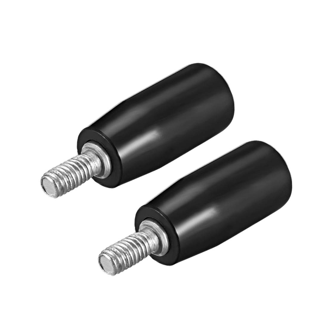 sourcing map 2 Pcs Revolving Handwheel Machine Handle M6 Male Threaded Stem for Milling Machine