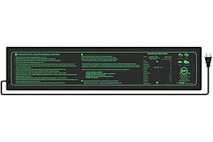 GYTF Seedling Heat Mat for Seed Starting, 3" x 20.75" Waterproof Heating Pad for Indoor Plants Germination Hydroponic, Beer Brewing Fermentation
