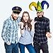 Assorted Party Hats Set of 6 Funny Dress Up & Costume Hats for Adults, Teens, Photobooth, Party, Weddings, etc