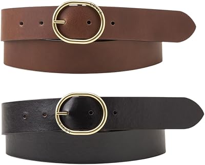 37460-0084 RED TAB MAINLINE LEATHER BELT Women's 65