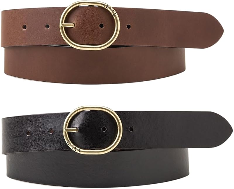 37460-0084 RED TAB MAINLINE LEATHER BELT Women's 65