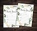 All Ewired Up 50 Greenery Wreath Bridal Shower Invitations and Envelopes (Large Size 5x7) - (50 count)